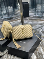 Saint Laurent Lou Camera Bag With Gold Hardware 23cm