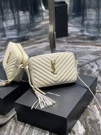 Saint Laurent Lou Camera Bag With Gold Hardware 23cm