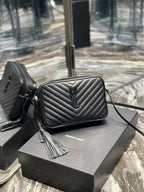 Saint Laurent Lou Camera Bag With Black Hardware 23cm