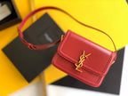 Saint Laurent Solferino Small Satchel With Gold Hardware 19cm