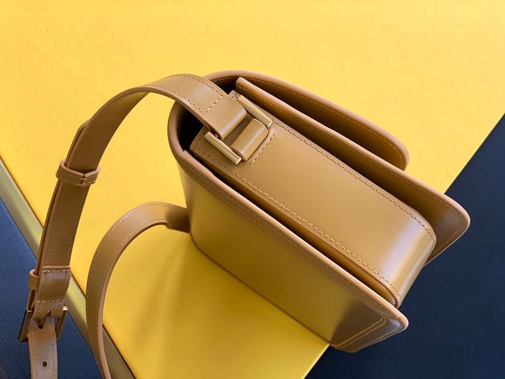 Saint Laurent Solferino Medium Satchel With Gold Hardware 23cm