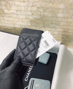 CO-CO Chanel Card Holder With Gold Hardware 11cm