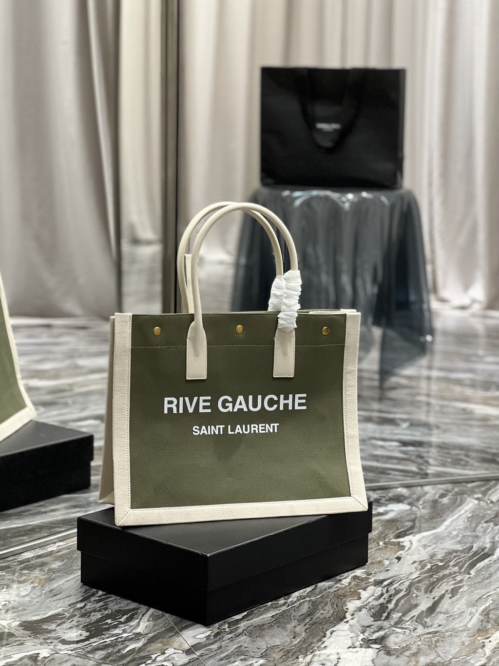 Saint Laurent Rive Gauche Tote Bag 39cm