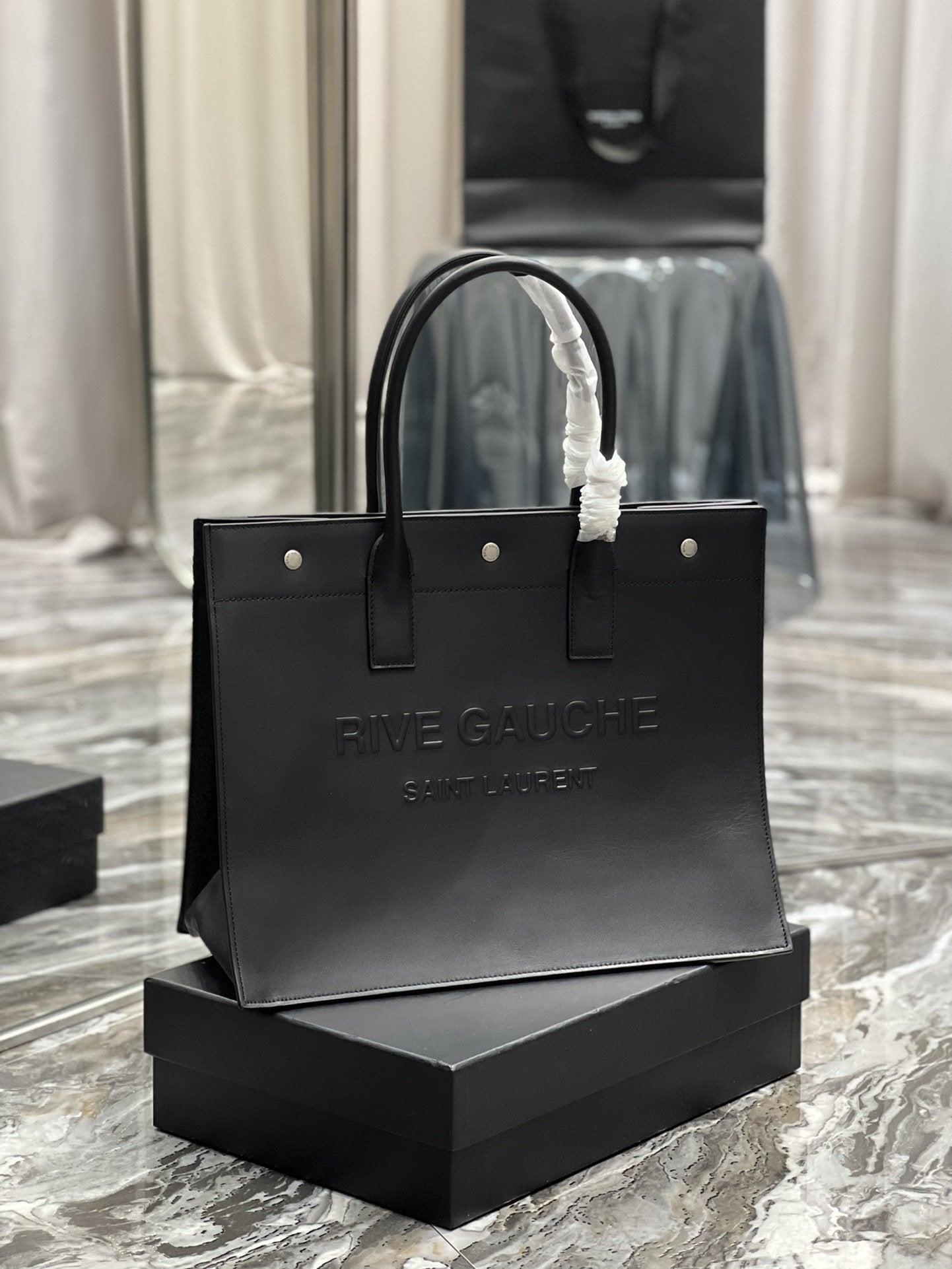 Saint Laurent Rive Gauche Tote Bag 39cm