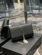 Saint Laurent Kata Medium Chain Bag With Tassel 24cm