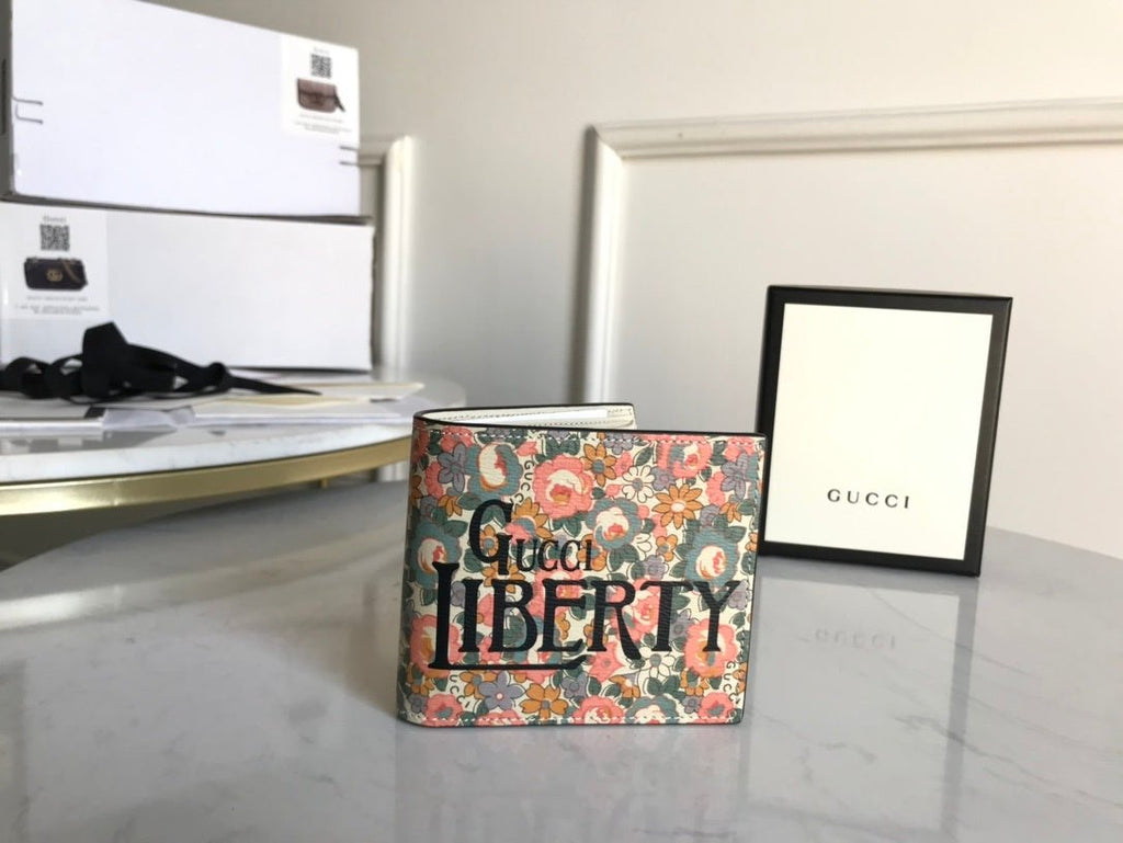 Floral Print Short Wallet 11cm