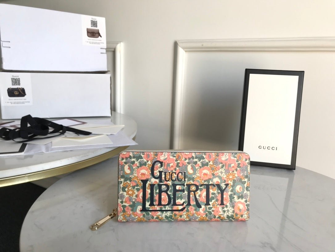 Liberty London Floral Printed Zip-around Wallet 19cm