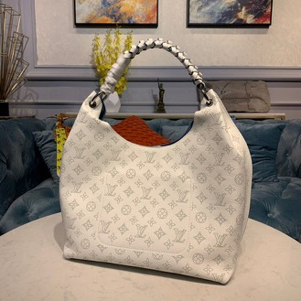Louis Vuitton Carmel Mahina Bag 40cm Mahina Calf Leather Canvas Spring/Summer Collection M53188, White