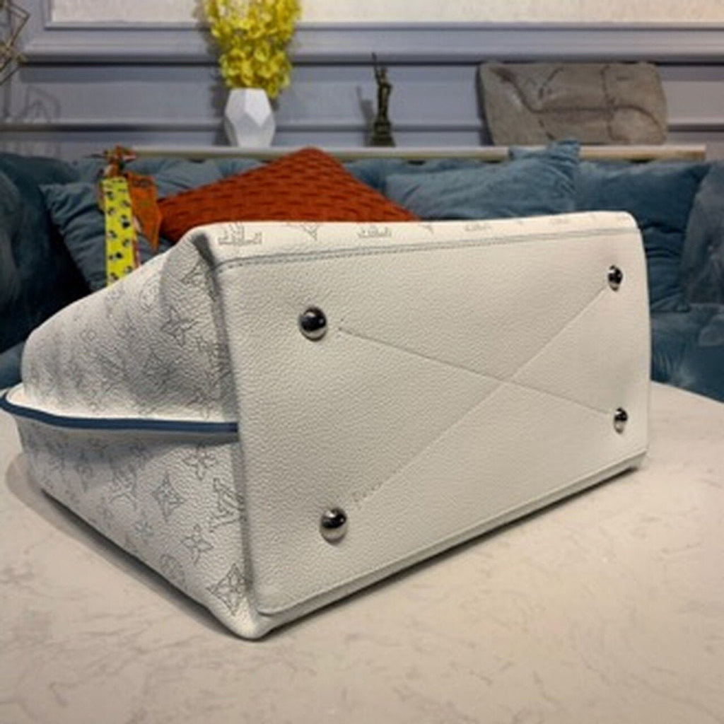 Louis Vuitton Carmel Mahina Bag 40cm Mahina Calf Leather Canvas Spring/Summer Collection M53188, White