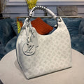Louis Vuitton Carmel Mahina Bag 40cm Mahina Calf Leather Canvas Spring/Summer Collection M53188, White