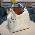 Louis Vuitton Carmel Mahina Bag 40cm Mahina Calf Leather Canvas Spring/Summer Collection M53188, White