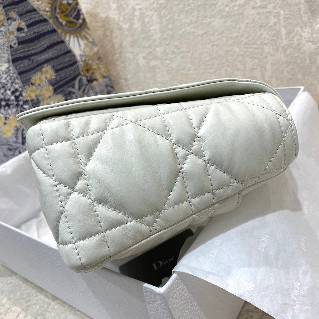 Christian Dior Large Caro Bag 28cm White
