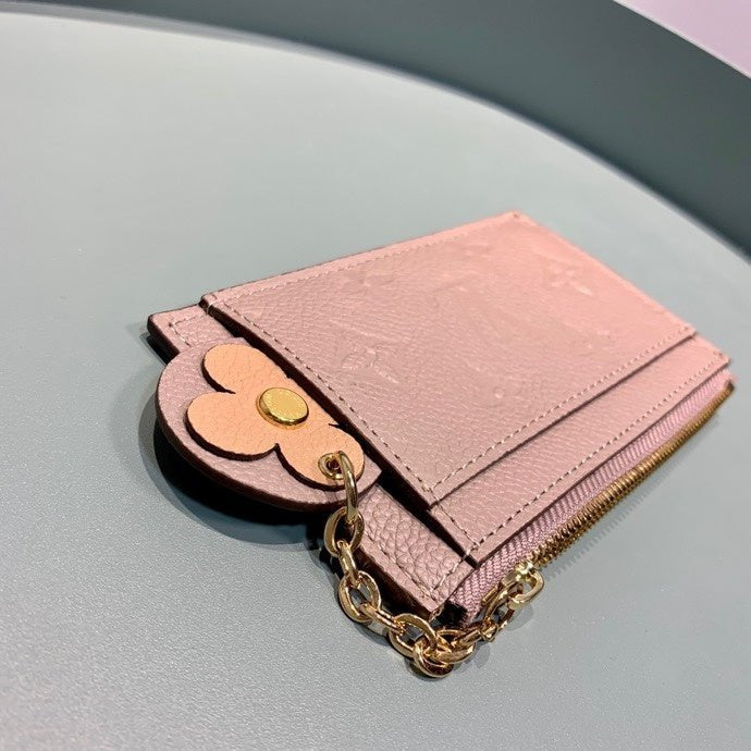 Louis Vuitton Zipped Card Holder 13cm Pink