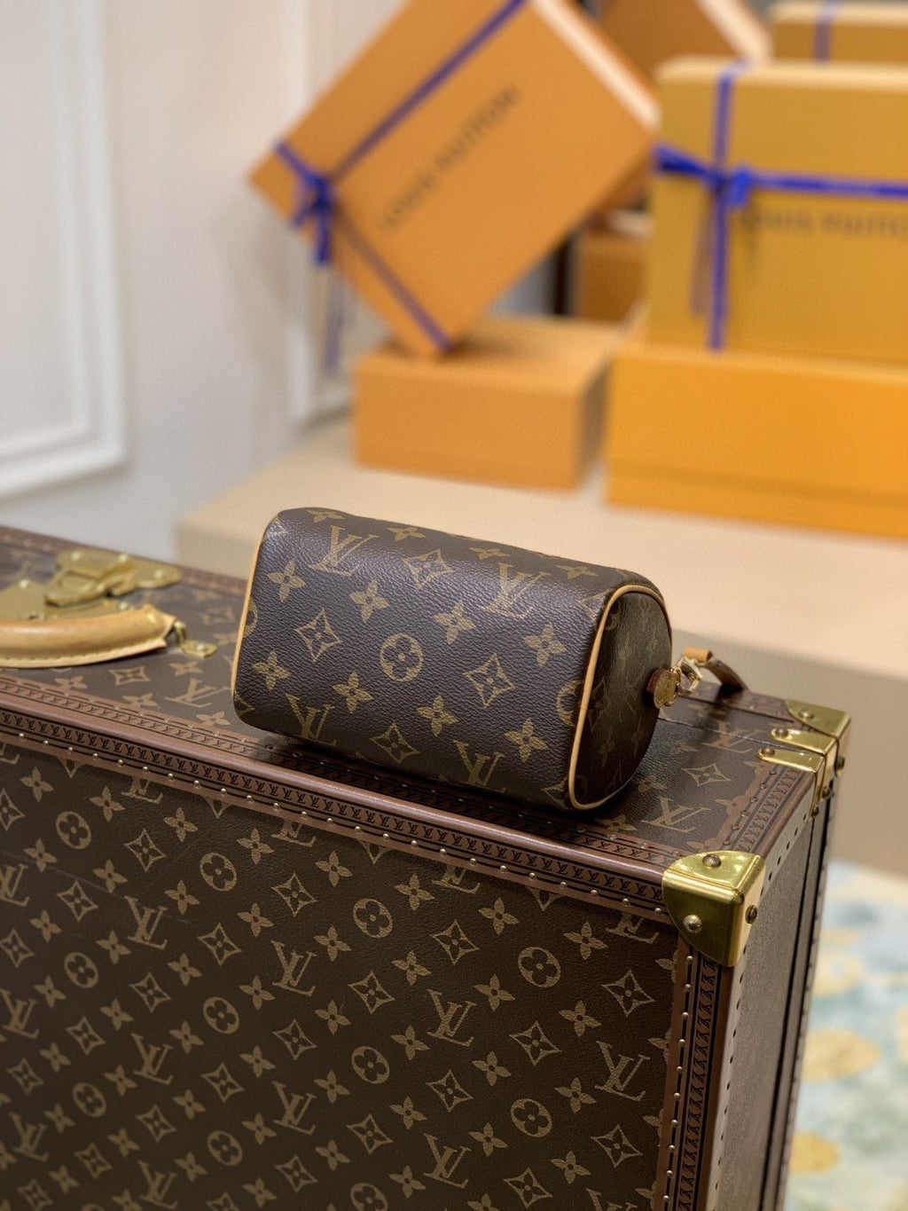 Louis Vuitton M58953 Speedy Bandoulière 16cm Brown