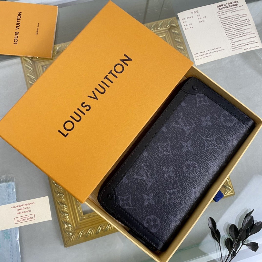 Louis Vuitton Zippy Wallet Trunk 20cm Black