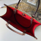 Louis Vuitton On The Go MM Tote Bag 35cm Brown