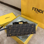 Fendi Vintage Handle Bag 26cm Brown
