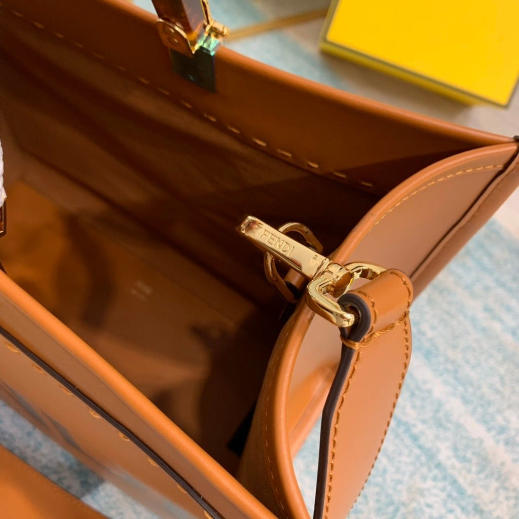 Fendi Sunshine Handle Bag 36cm Brown