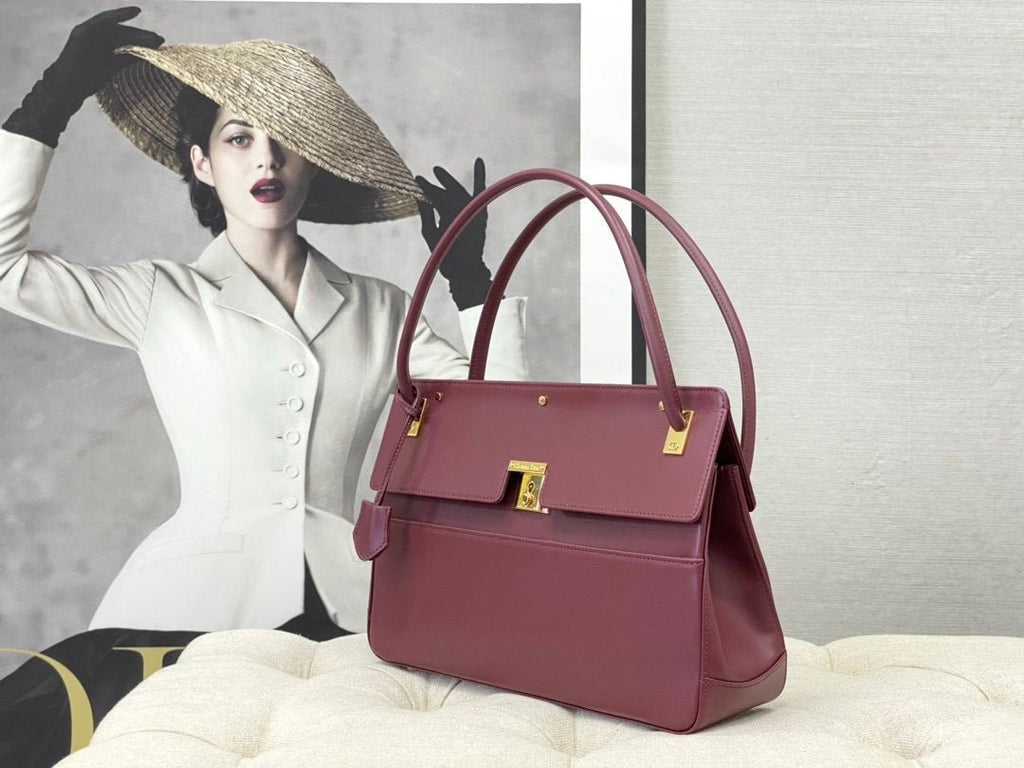 Christian Dior Pareisenne Bag 30cm Red Wine