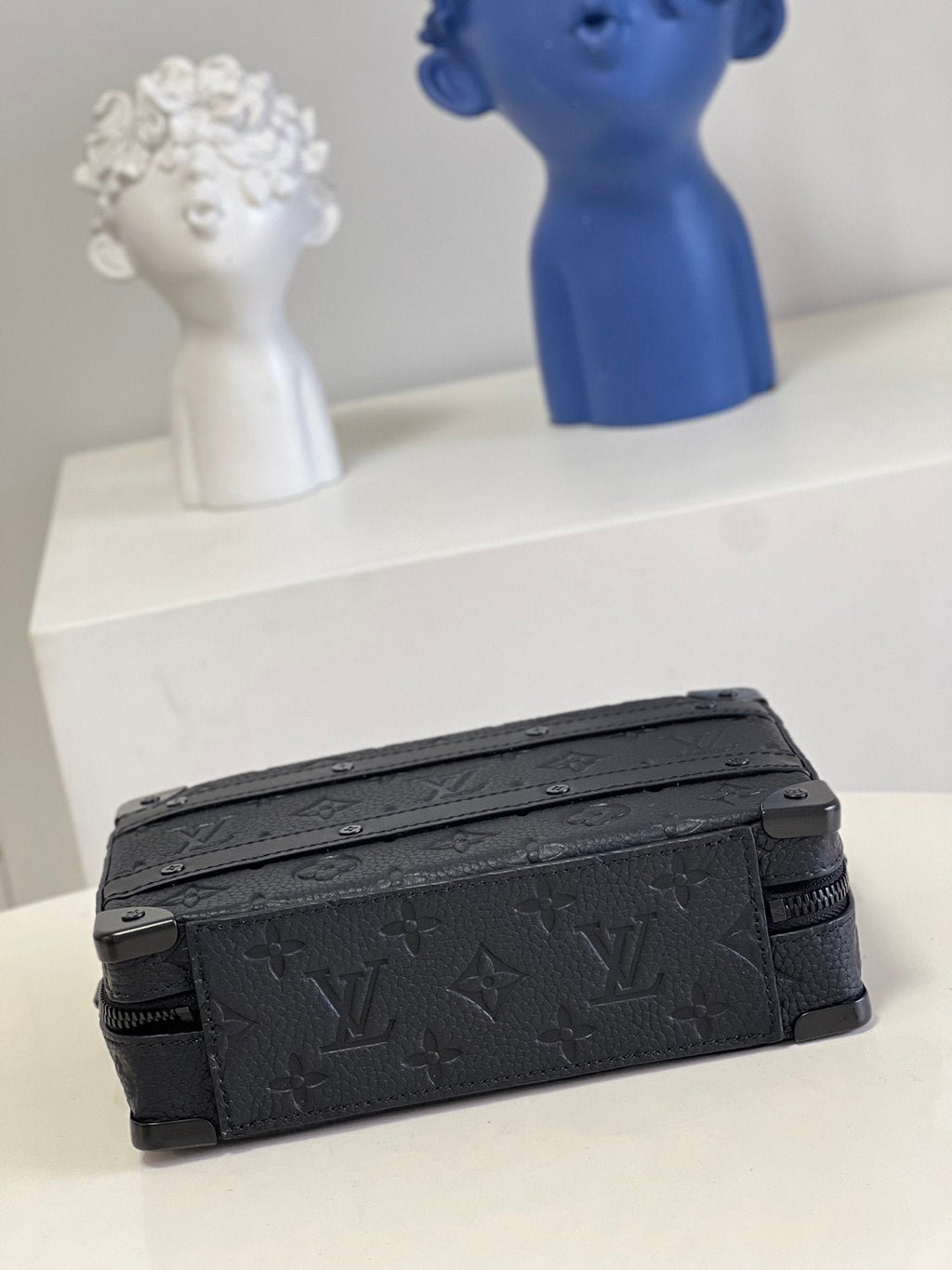 Louis Vuitton Handle Soft Trunk 22cm Black