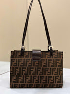 Fendi Baguette Tote 28cm Brown