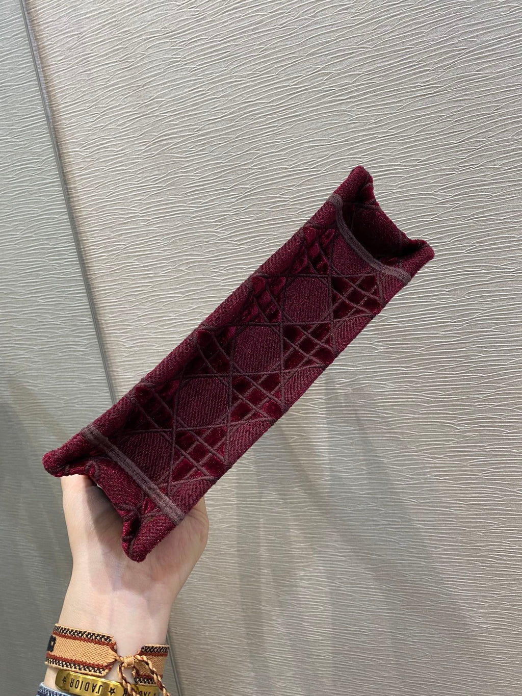 Christian Dior Red Mini Handle Bag 23cm
