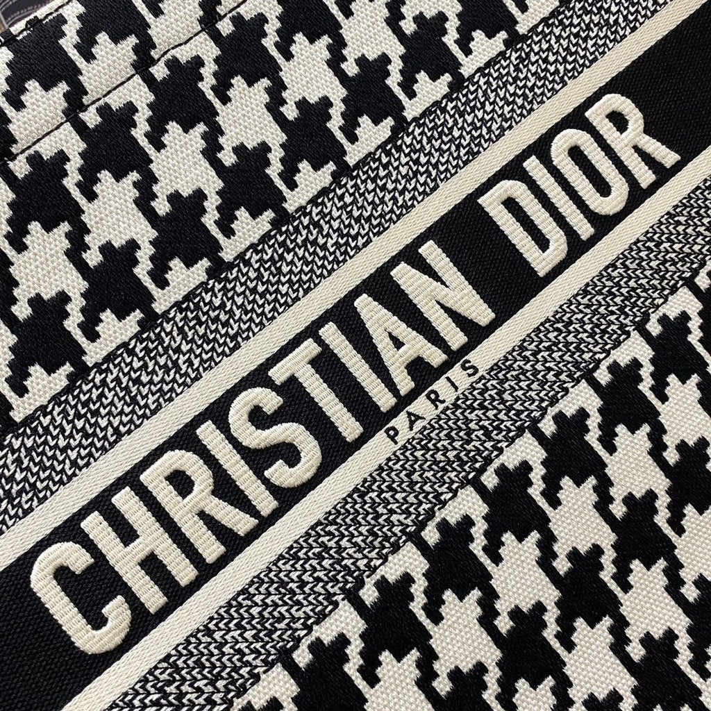 Christina Dior Medium Book Tote Bag 36cm Black