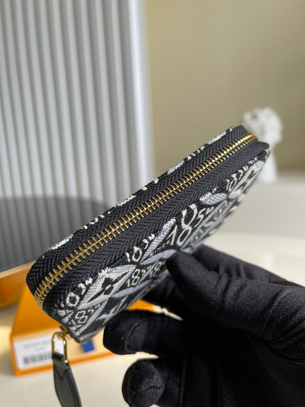 Louis Vuitton Monogram Empreinte Wallet 11cm Black