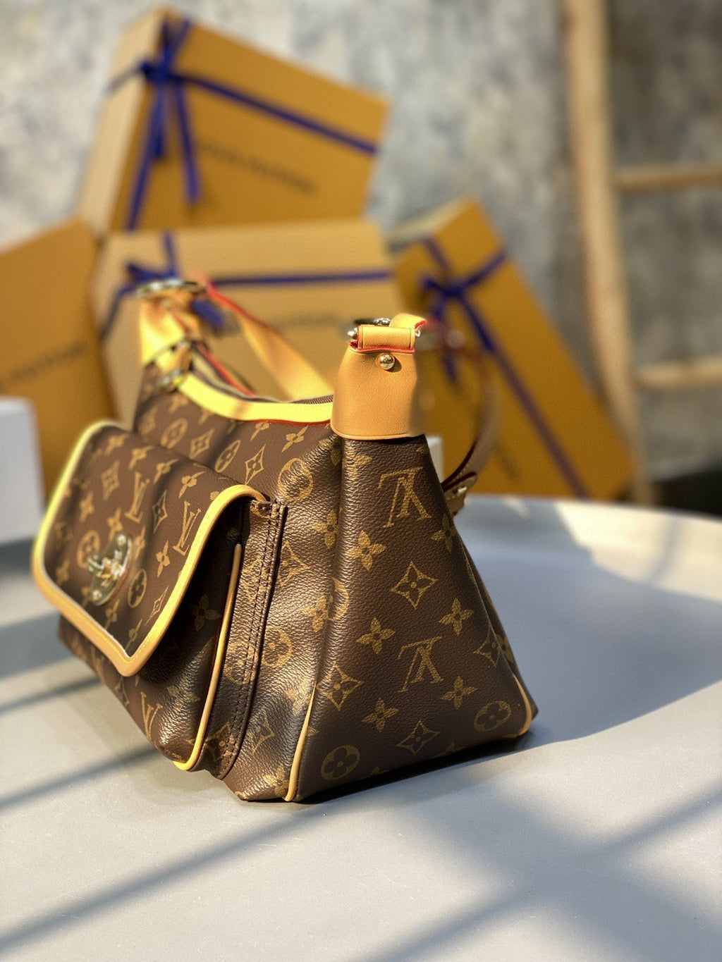 Louis Vuitton Tikal GM Monogram Canvas For Women, Women’s Handbags, Shoulder Bags 30cm LV M40077