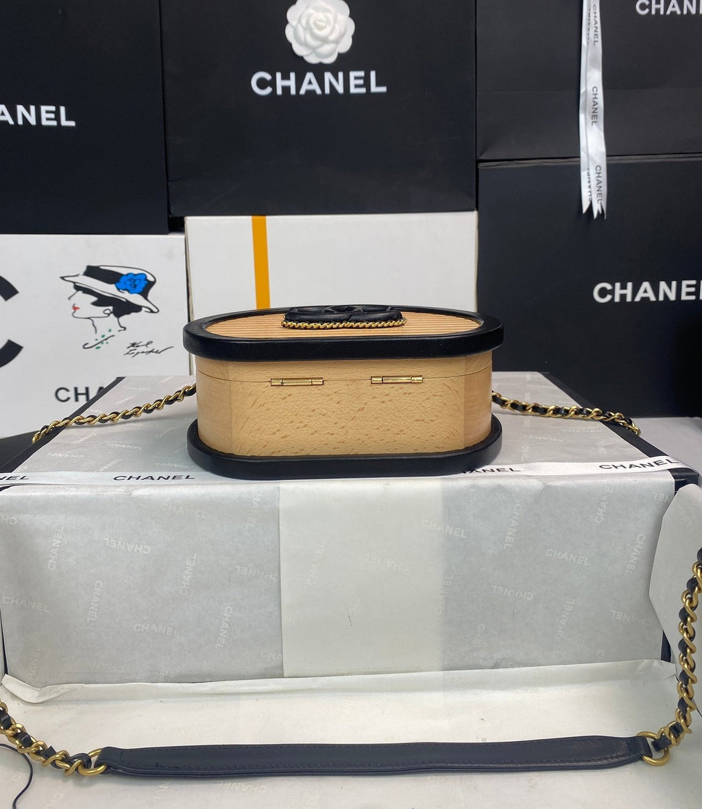 Chanel Small Vanity Case 21cm Brown