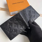 Louis Vuitton Monogram Empreinte Wallet 12cm Black