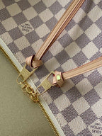 Louis Vuitton Beaubourg Woven Handle Tote Bag 32cm Damier Azur Canvas Spring/Summer Collection M40343
