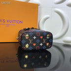 Louis Vuitton Vanity PM Bag 22cm Monogram Canvas Cruise Poker Collection M45163 Black/Multi