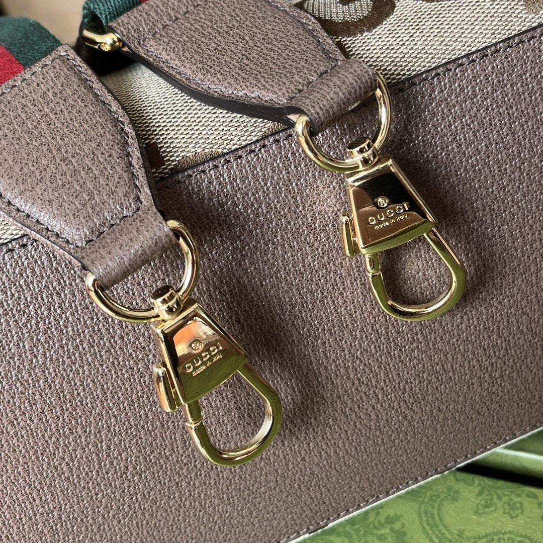 Gucci Tote Bag With Jumbo Camel And Ebony Jumbo GG Canvas For Women 14.6in/37cm ‎