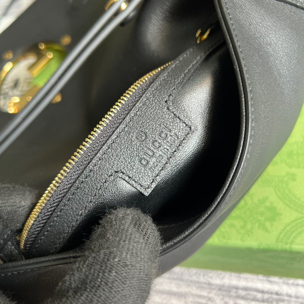 Gucci Blondie Shoulder Bag Black For Women, Women’s Bags 11in/28cm GG‎