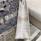 Christina Dior Book Tote Bag 42 cm Pastel
