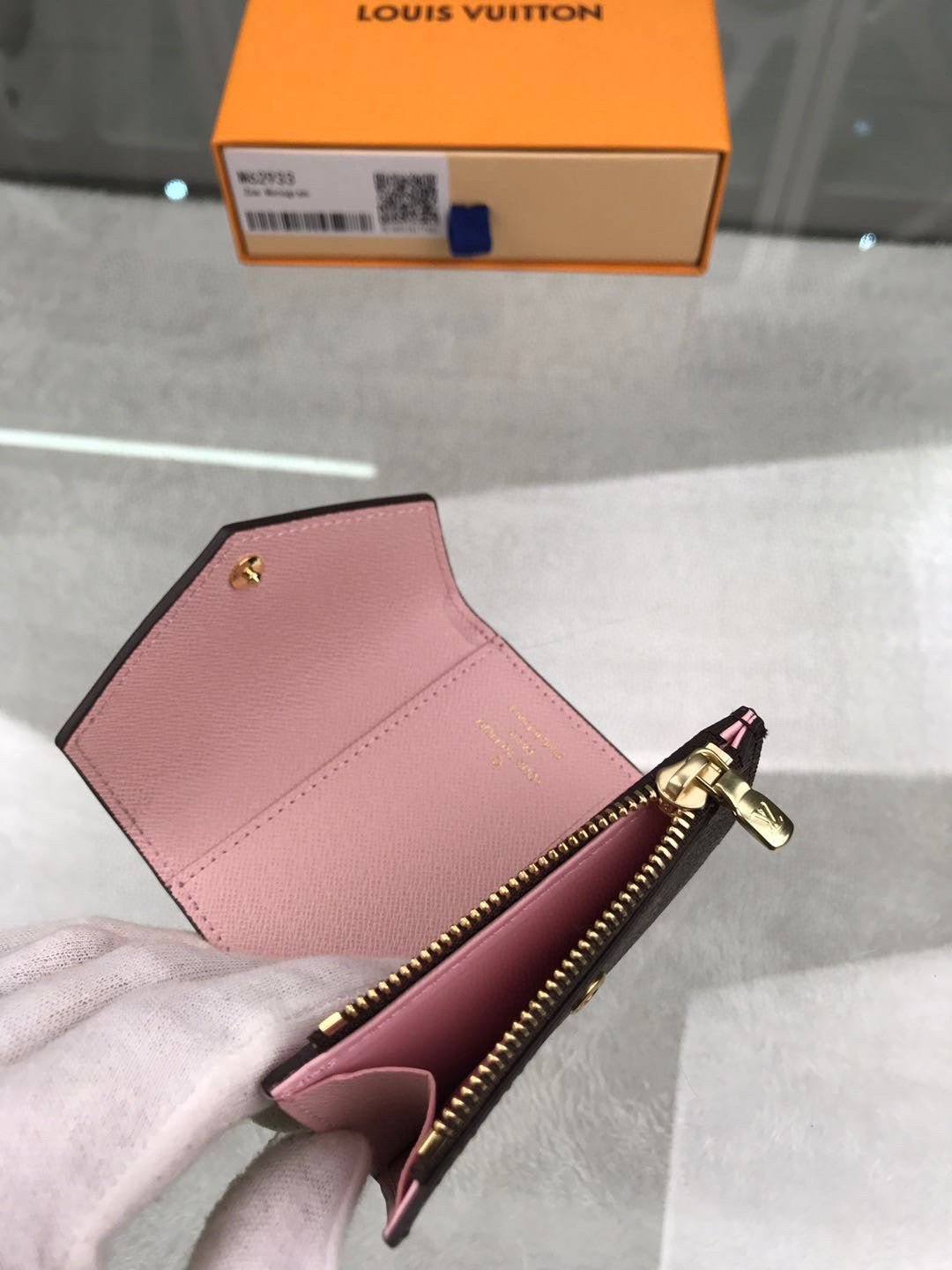 Louis Vuitton Monogram Wallet 10cm Brown
