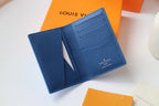 Louis Vuitton Monogram Wallet 8cm Blue