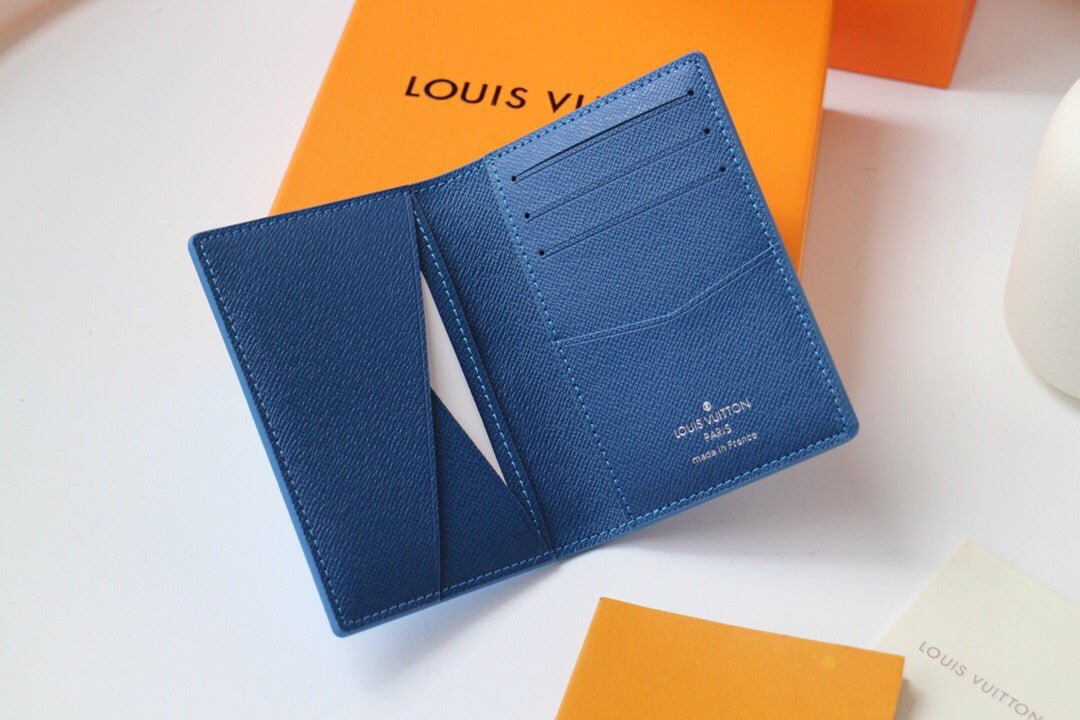 Louis Vuitton Monogram Wallet 8cm Blue