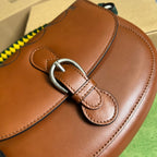 Gucci Aria Shoulder Bag Brown For Women, Women’s Bags 10.2in/25cm GG