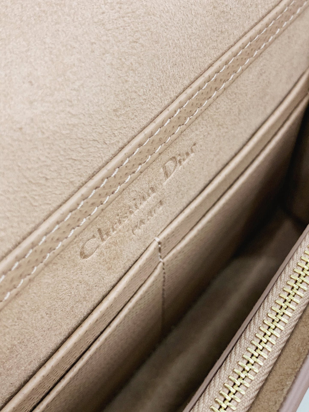 Christian Dior Beige Montaigne Clutch 19cm