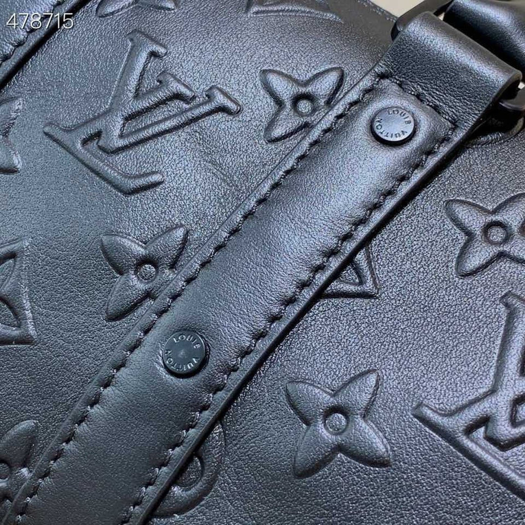 Louis Vuitton Keepall XS Bag 20cm Monogram Seal Cowhide Canvas Spring/Summer Collection M57961, Black