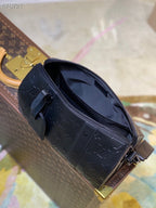 Louis Vuitton Keepall City Bag 28cm Monogram Seal Cowhide Canvas Spring/Summer Collection M57961, Black