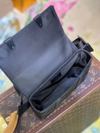 Louis Vuitton Trunk Slingbag Bag 20cm Monogram Seal Cowhide Canvas Spring/Summer Collection M57952, Black