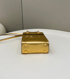 Fendi Mini Sunshine Shopper 18cm Gold