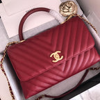 Chanel Handbag 28cm Red