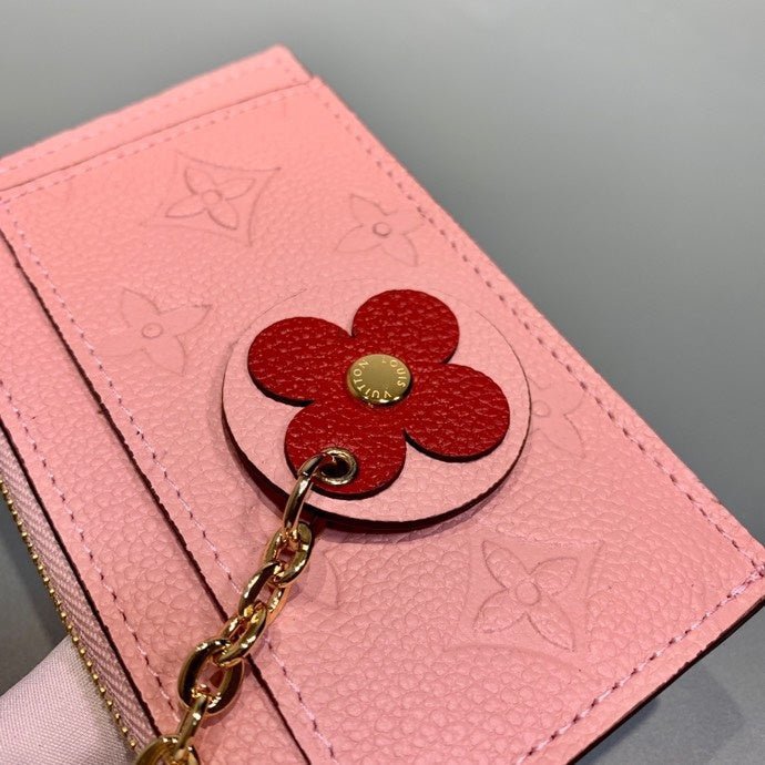 Louis Vuitton Zipped Card Holder 13cm Pink
