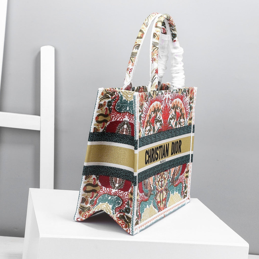 Christian Dior Multicolor Handle Bag 37cm