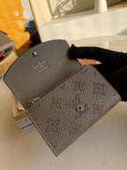 Louis Vuitton Monogram Empreinte Wallet 19cm Brown