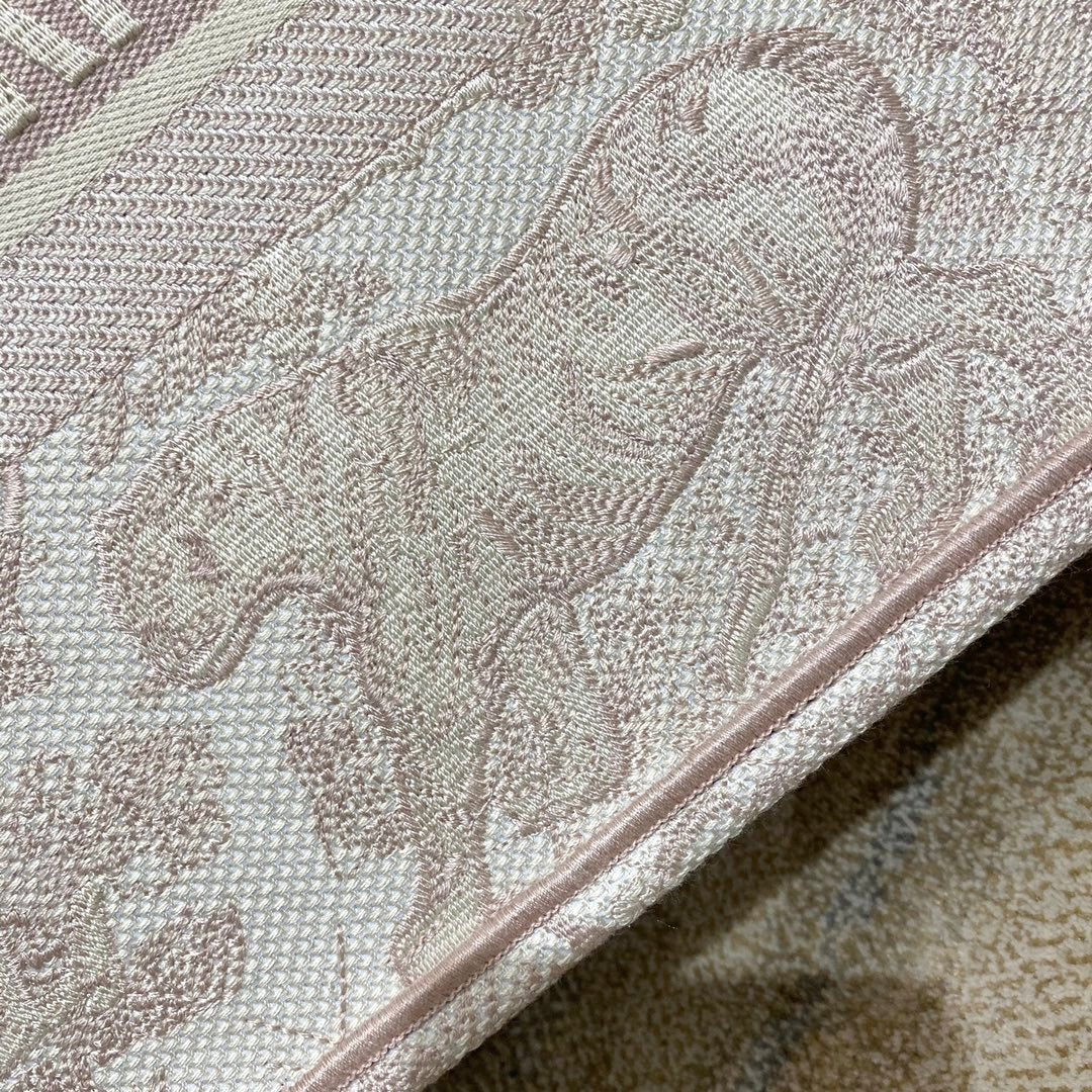 Christina Dior Medium Book Tote Bag 36cm Light Pink